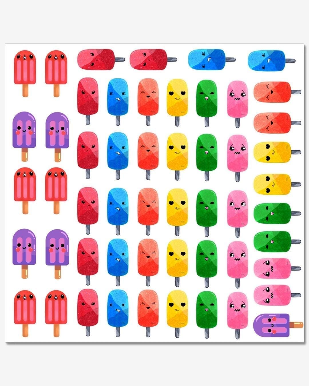 Any 3 Kawaii Vinyl Sticker Sheets for £60 (UK Exclusive)