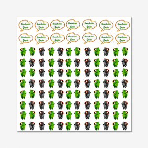 Reachable Goals Kawaii Frog Vinyl Stickers