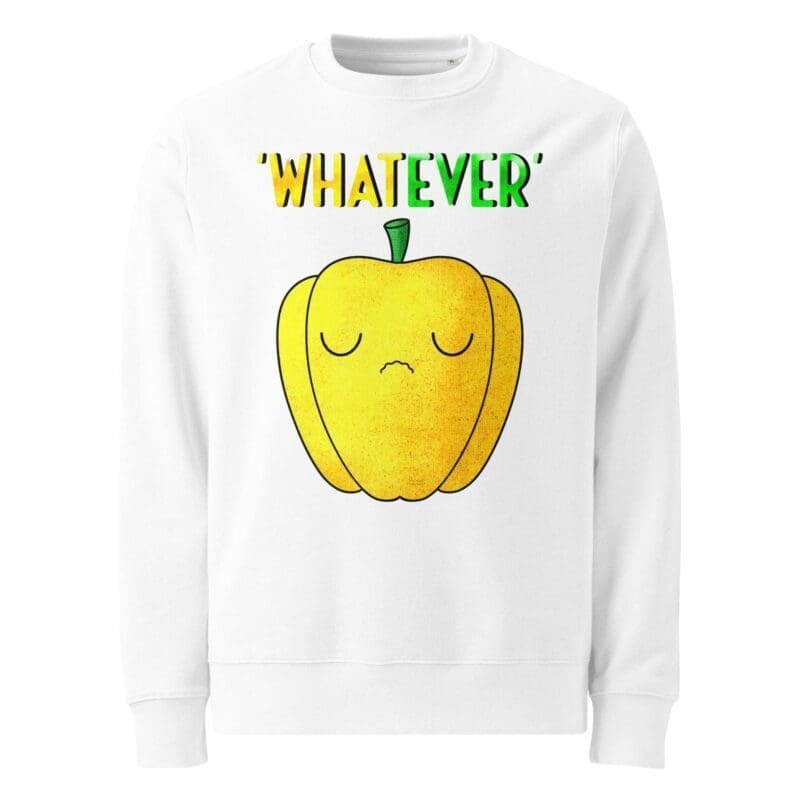 Whatever Kawaii Yellow Sweet Pepper Sweatshirt