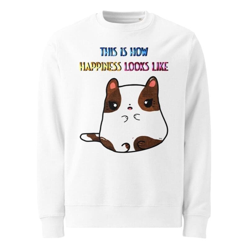 This Is What Happiness Looks Like Kawaii Cat Sweatshirt