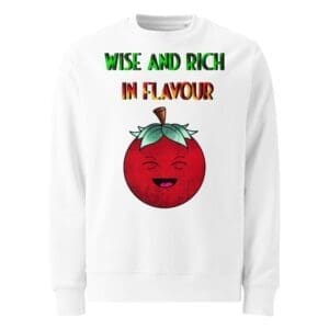Grandpa Tomato 'Rich in Flavour' Kawaii Sweatshirt