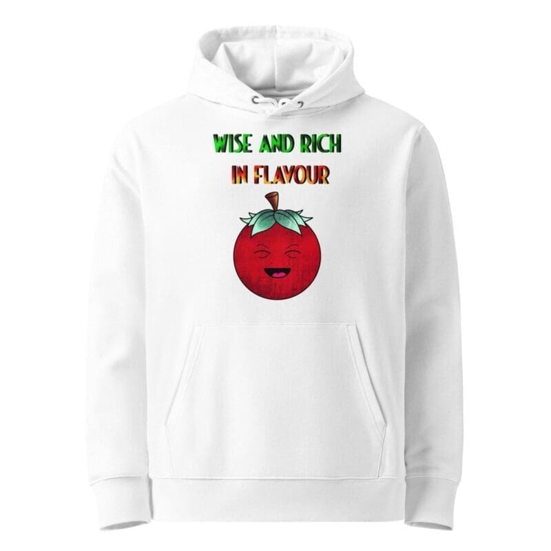 Grandpa Tomato 'Rich in Flavour' Kawaii hoodie