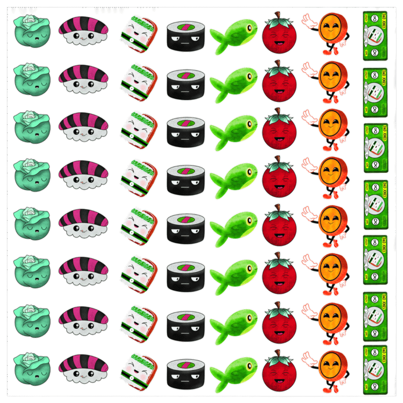 AEK Variety Sticker Sharing Pack Vol 6