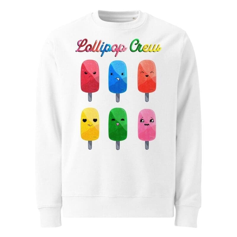 AEK Lollipop Sweatshirt - White - Front Large.