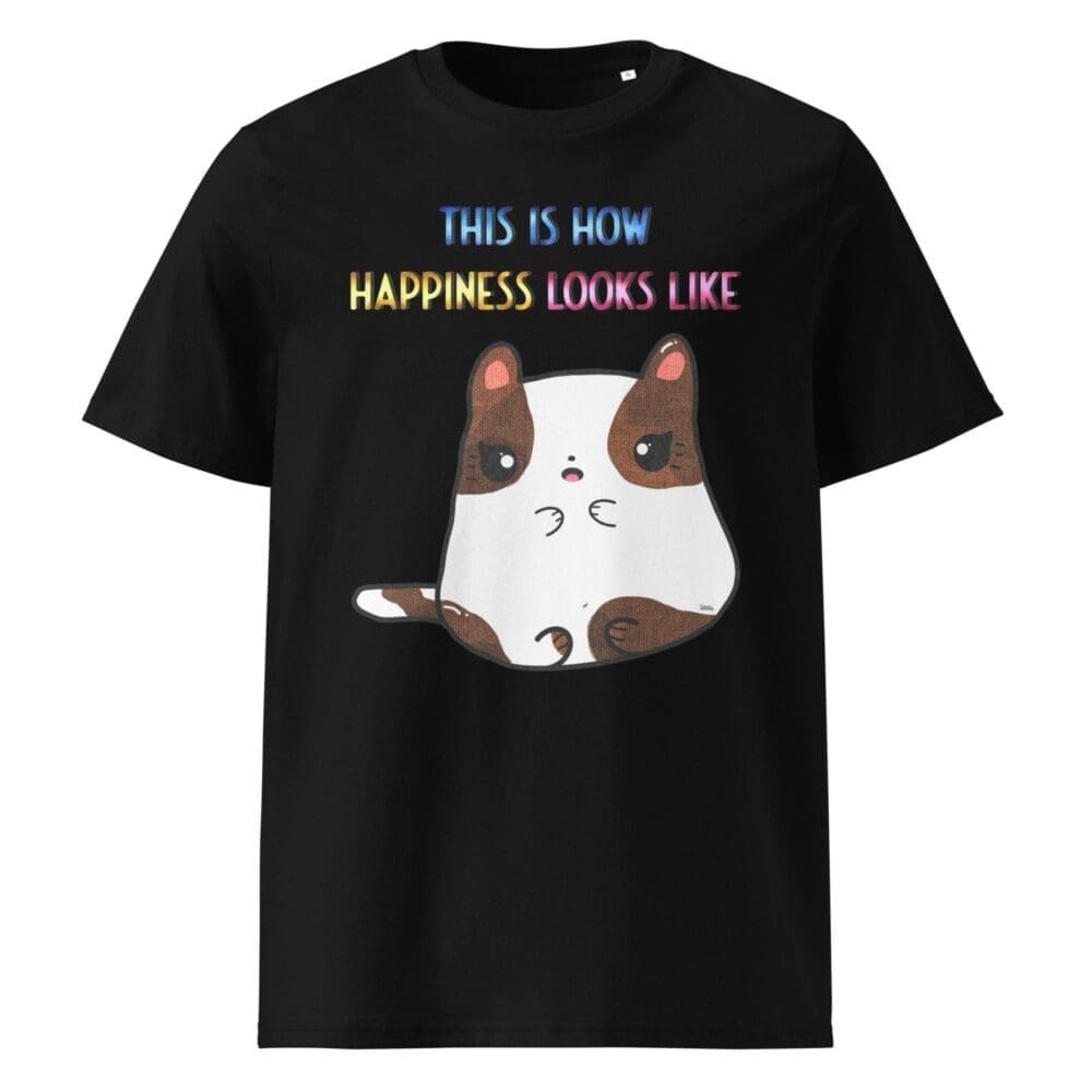 'This is what happiness looks like' Kawaii Cat AEK T-Shirt